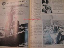Purje ja Moottori 1969 nr 2, kansikuva Swan 36, Vesitasot, Urheilusukellus 8 sivun artikkeli, Pujottelurinteet kutsuvat, ym.