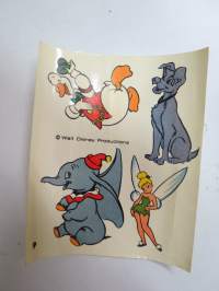 Walt Disney 9 - Kalle Anka &amp; Co överföringsbilder 1964 -siirtokuva-arkki, joka ollut Ruotsin &quot;Aku-lehden&quot; mukana -decals