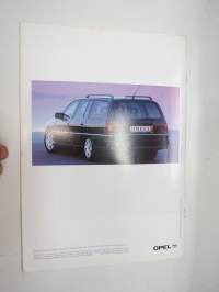 Opel Omega -myyntiesite / brochure