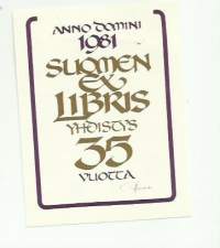 Ex Libris yhdistys 35 v - Ex Libris