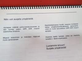 Derbi GPR 50R -käyttöohjekirja / owner´s manual in finnish