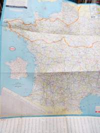 Esso France - Esso Standard Sa -road map / tiekartta