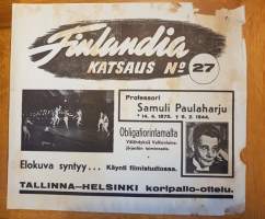 Finlandia katsaus 27, seinämainos 1944