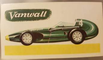 History of The Motor Car, Series of 50, No 44. 1958. Vanwall Grand Prix, 2.5 litres. G.B.