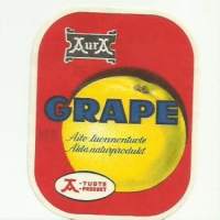 Aura Grape - juomaetiketti