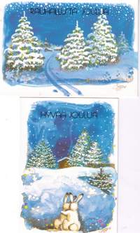 Joulukortit Omppu , Osmo  Omenamäki