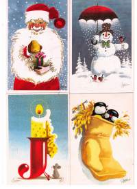 Joulukortit, Omppu, Osmo  Omenamäki