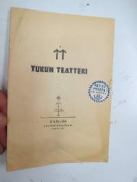Turun Teatteri - Ohjelma näytäntökausi 1929-30 - &quot;Jokamies&quot; -theatre annual program