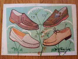 Kevään ja kesän kenkiä 1958 -esite