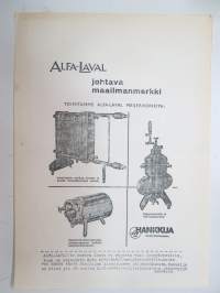 Alfa-Laval meijerikoneita -myyntiesite / brochure