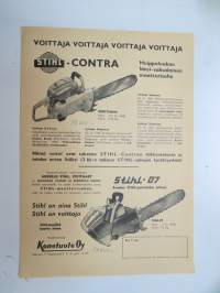 Stihl Contra moottorisaha -myyntiesite -chain saw brochure