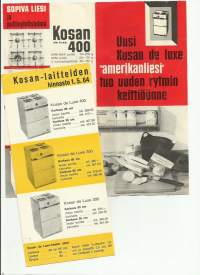 Uusi Kosan de luxe &quot;amerikanliesi&quot;   - tuote-esite ja hinnasto  1964