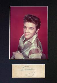 Elvis Presley, canvastaulu, koko 20 cm x 30 cm. Teen näitä vain 50 numeroitua kappaletta.