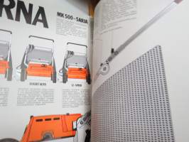 Husqvarna MK500-sarja, BS-sarja moottoriruohonleikkurit + käsiruohonleikkurit -myyntiesite / brochure in finnish