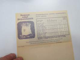 Veikkauskuponki - Vakioveikkaus - Stryktips 10.2.1971, nr 1096583 -pools coupon
