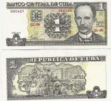 Kuuba 1 Peso 2002-11 seteli