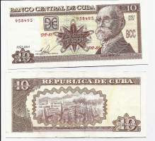 Kuuba 10 Pesos 2014  seteli