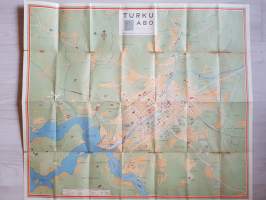 Turku matkailukartta, 1950