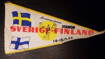 Landskamp i friidrott Sverige + Finland, 14-15/9-57    - viiri