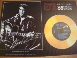 Elvis Presley, canvastaulu, koko 20 cm x 30 cm. Teen näitä vain 50 numeroitua kappaletta. Yksi heti valmiina lähetettäväksi.