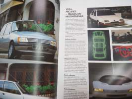 Peugeot 205 1986 -myyntiesite / brochure