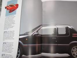 Peugeot Voittaja 1988 205, 309, 405, 505 mallisto -myyntiesite / brochure