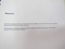 Sampo Rosenlew LH 500 puintimonitori (leikkuupuimuri)  - Käyttöohjekirja -combine monitor manual in finnish