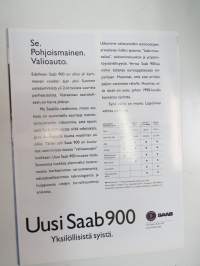Saab 900 1993 -myyntiesite / brochure