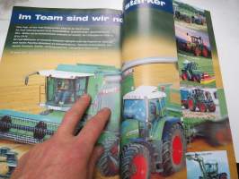 Fendt Vario und mehr... 2001 traktori -myyntiesite, saksankielinen / brochure