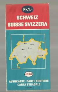 Schweiz Suisse   kartta