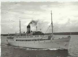 S/S Silja 1957-67 - laivakortti, laivapostikortti kulkematon