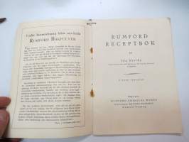 Rumford receptbok, bakpulver -recipees