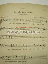 Miesäänisiä lauluja Sortavalan laulujuhliin 1926.