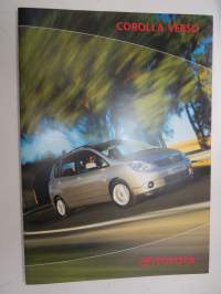 Toyota Corolla Verso -myyntiesite / brochure