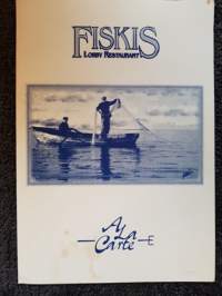 Fiskis Lobby Restaurant menu, 1996