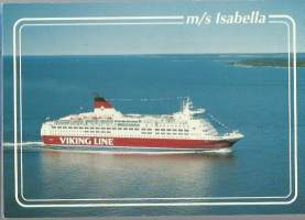 Isabella  - laivakortti, laivapostikortti kulkematon