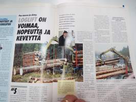 Volvo-Viesti 1991 nr 1 -asiakaslehti / customer magazine - Renault Uutiset samassa
