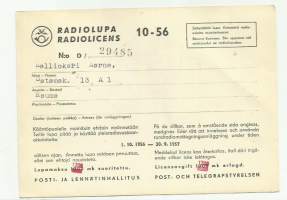Radiolupa  - radiolupa 1956- 1957