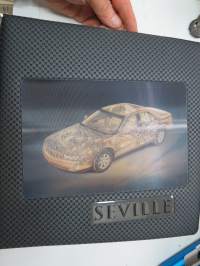 Cadillac Seville 1998 Product / Media Information -kansio, sisältää mm. noin 20 pressikuvaa