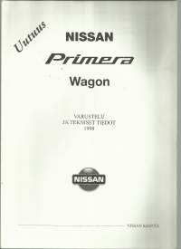 Nissan Primera Wagon varustelu ja tekniset tiedot 1998