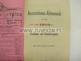 Annotations Almanack 1900