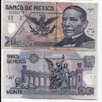 Meksiko  20 Pesos 2001  seteli
