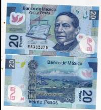 Meksiko  20 Pesos 2013  seteli