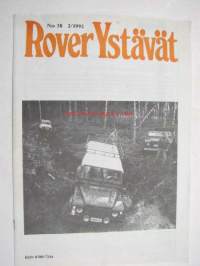 Rover Ystävät 1992 nr 2 (nr 38) 