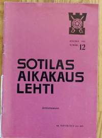 Sotilasaikakauslehti 1971 nr12/  Näkemyksiä johtamisesta asemasotavaiheessa,satelliittikuvauksesta, Ilmatorjunta Lapissa
