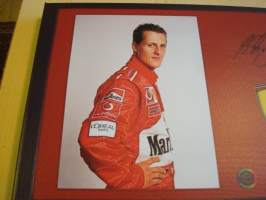 Michael Schumacher 50-vuotis 1969-2019, F1, canvastaulu, koko 20 cm x 30 cm. Teen näitä vain 50 numeroitua kappaletta. Yksi heti valmiina lähetettäväksi.