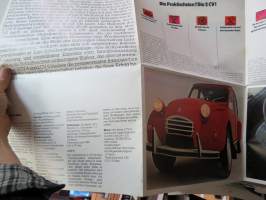 Citroën 2CV 1972 -myyntiesite / sales brochure