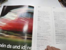 Citroën ds und id 1966 -myyntiesite / sales brochure