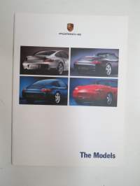 Porsche - The Models 2000 911, Boxster -myyntiesite /  sales brochure