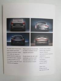 Porsche Model Range 2003 - 911, Boxster, Cayenne -myyntiesite /  sales brochure